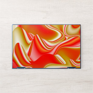 Love and Gold Abstract 3D Rainbowart HP Laptop Skin
