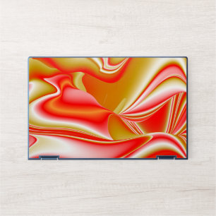 Love and Gold Abstract 3D Rainbowart HP Laptop Skin