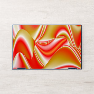 Love and Gold Abstract 3D Rainbowart HP Laptop Skin