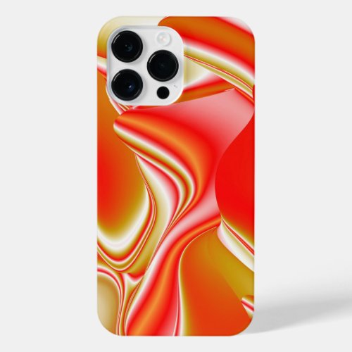 Love and Gold Abstract 3D Rainbowart iPhone 14 Pro Max Case