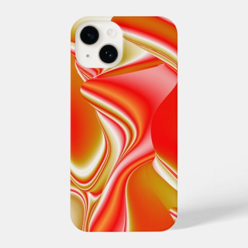 Love and Gold Abstract 3D Rainbowart iPhone 14 Case