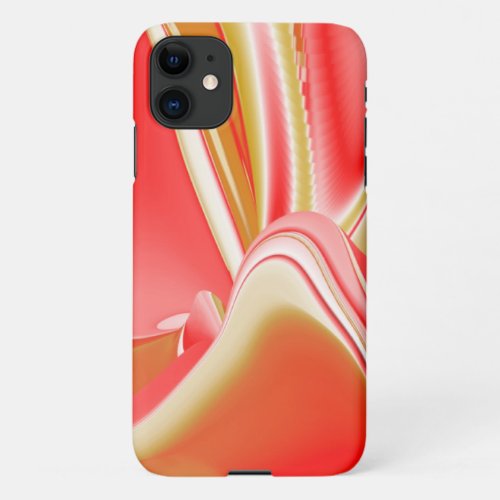 Love and Gold Abstract 3D Rainbowart iPhone 11 Case