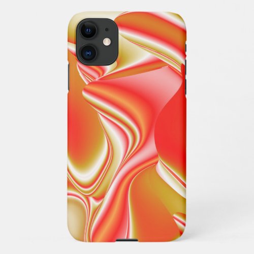 Love and Gold Abstract 3D Rainbowart iPhone 11 Case
