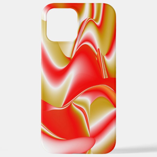 Love and Gold Abstract 3D Rainbowart iPhone Case (Back)