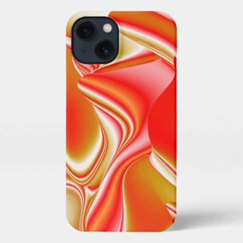 Love and Gold Abstract 3D Rainbowart iPhone 13 Case