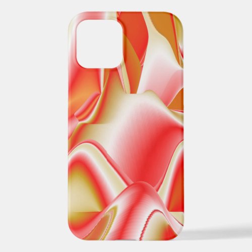 Love and Gold Abstract 3D Rainbowart iPhone 12 Case