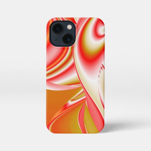 Love and Gold Abstract 3D Rainbowart iPhone 13 Mini Case