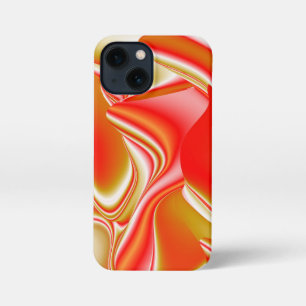 Love and Gold Abstract 3D Rainbowart iPhone 13 Mini Case