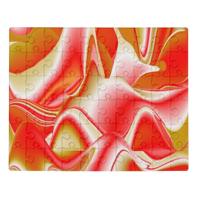 Love and Gold Abstract 3D Rainbowart Jigsaw Puzzle (Puzzle Horizontal)