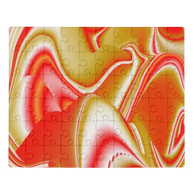 Love and Gold Abstract 3D Rainbowart Jigsaw Puzzle (Puzzle Horizontal)