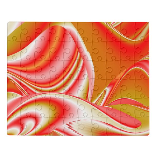 Love and Gold Abstract 3D Rainbowart Jigsaw Puzzle (Puzzle Horizontal)