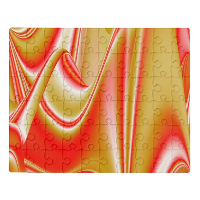 Love and Gold Abstract 3D Rainbowart Jigsaw Puzzle (Puzzle Horizontal)