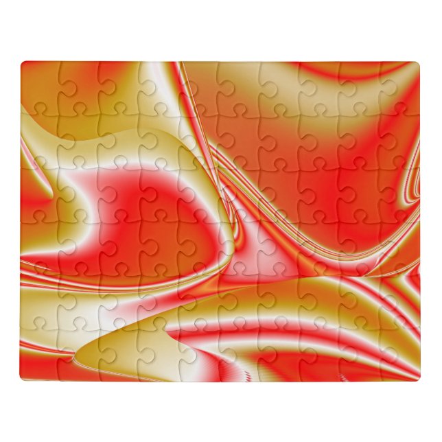 Love and Gold Abstract 3D Rainbowart Jigsaw Puzzle (Puzzle Horizontal)