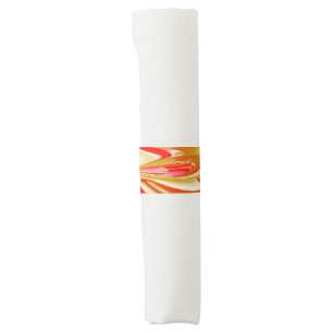 Love and Gold Abstract 3D Rainbowart Napkin Bands