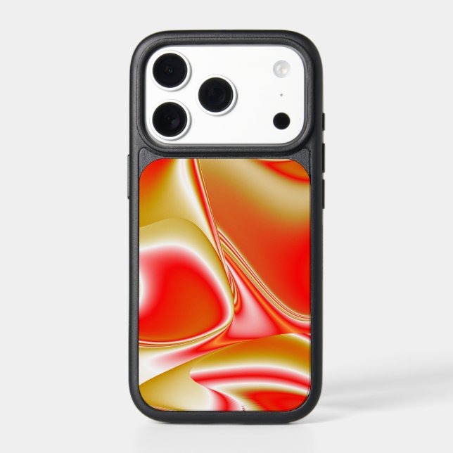 Love and Gold Abstract 3D Rainbowart Otterbox iPhone Case (Back)