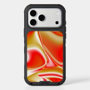 Love and Gold Abstract 3D Rainbowart iPhone 17 Pro Max Case