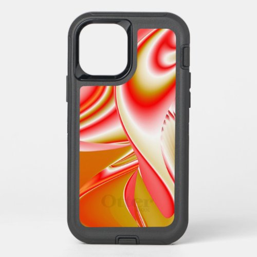 Love and Gold Abstract 3D Rainbowart OtterBox Defender iPhone 12 Case