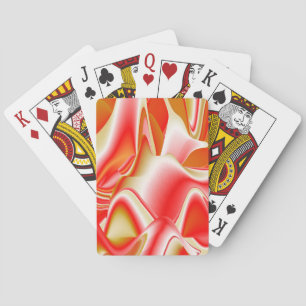 Love and Gold Abstract 3D Rainbowart Poker Cards