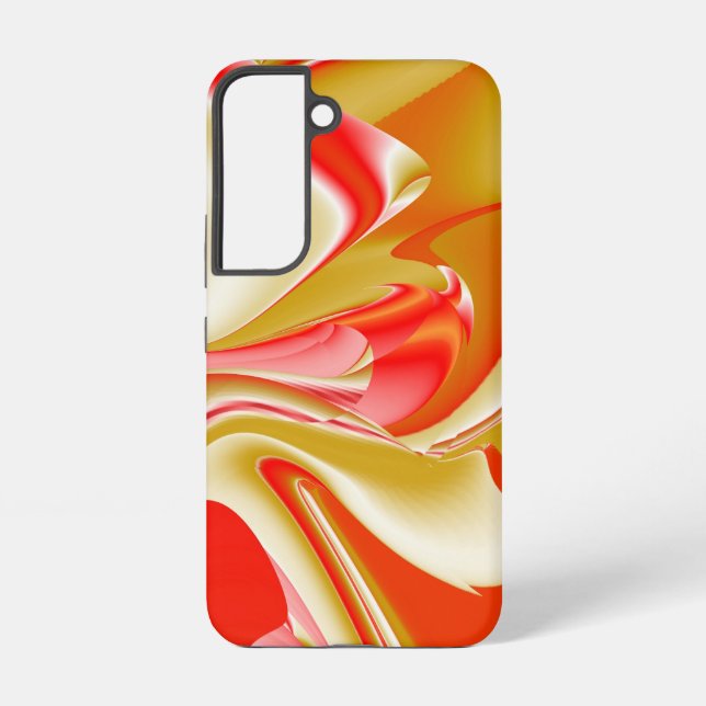 Love and Gold Abstract 3D Rainbowart Samsung Galaxy Case (Back)