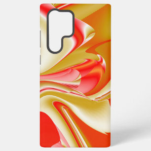 Love and Gold Abstract 3D Rainbowart Samsung Galaxy S22 Ultra Case