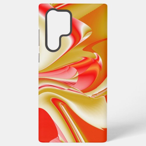 Love and Gold Abstract 3D Rainbowart Samsung Galaxy S22 Ultra Case