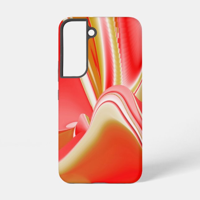 Love and Gold Abstract 3D Rainbowart Samsung Galaxy Case (Back)