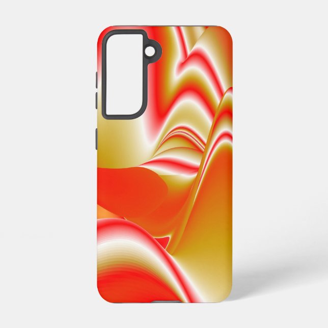 Love and Gold Abstract 3D Rainbowart Samsung Galaxy Case (Back)