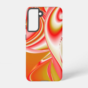 Love and Gold Abstract 3D Rainbowart Samsung Galaxy S21 Case