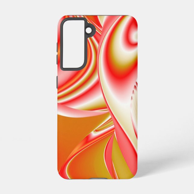 Love and Gold Abstract 3D Rainbowart Samsung Galaxy Case (Back)