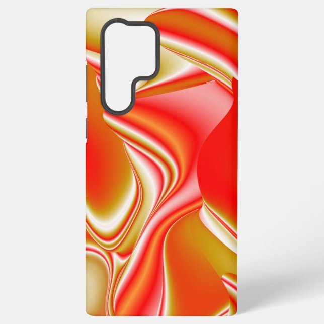 Love and Gold Abstract 3D Rainbowart Samsung Galaxy Case (Back)