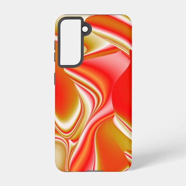 Love and Gold Abstract 3D Rainbowart Samsung Galaxy Case (Back)