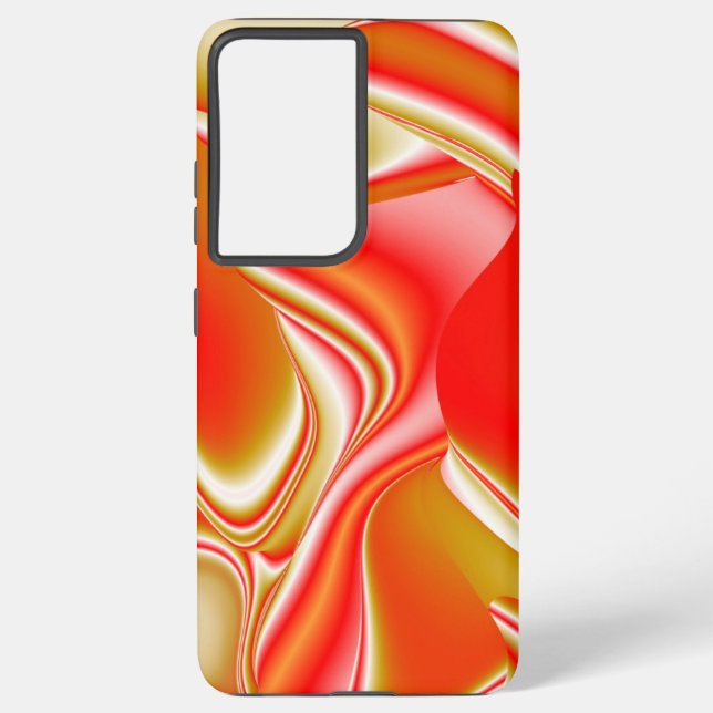 Love and Gold Abstract 3D Rainbowart Samsung Galaxy Case (Back)