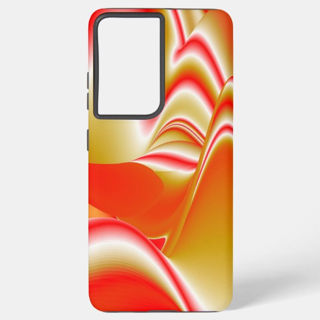 Love and Gold Abstract 3D Rainbowart Samsung Galaxy Case (Back)