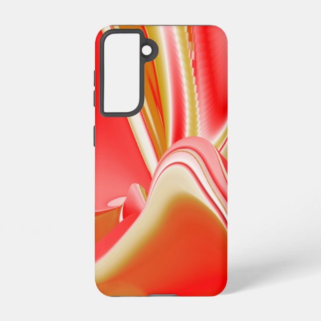 Love and Gold Abstract 3D Rainbowart Samsung Galaxy Case (Back)