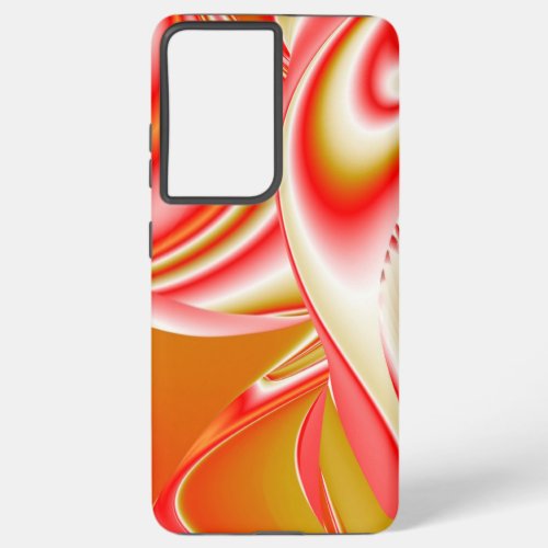 Love and Gold Abstract 3D Rainbowart Samsung Galaxy S21 Ultra Case