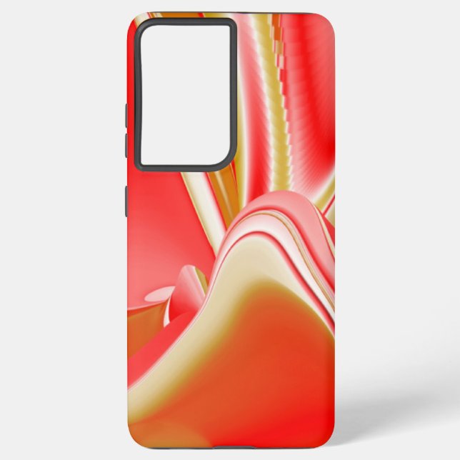 Love and Gold Abstract 3D Rainbowart Samsung Galaxy Case (Back)