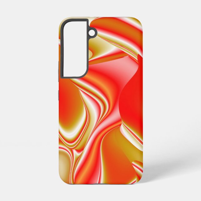 Love and Gold Abstract 3D Rainbowart Samsung Galaxy Case (Back)
