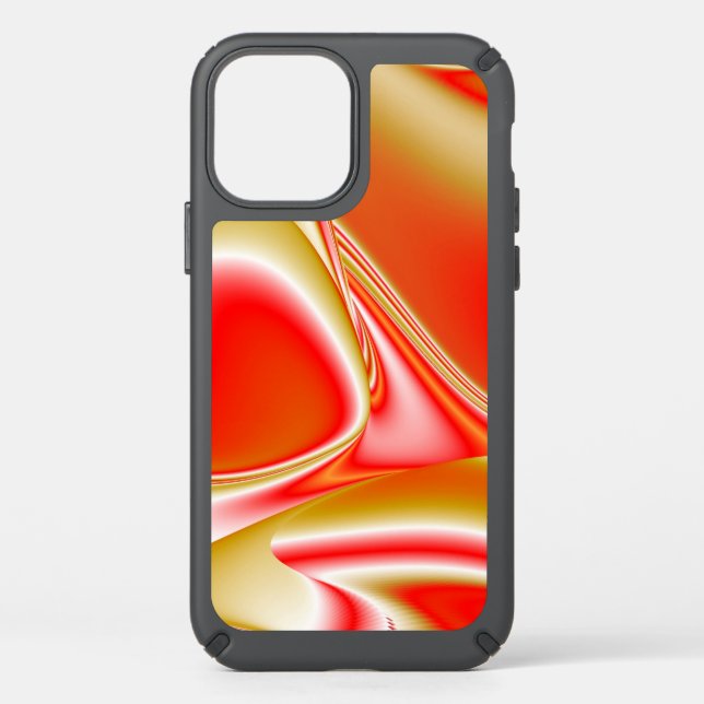 Love and Gold Abstract 3D Rainbowart Speck iPhone 12 Case (Front)