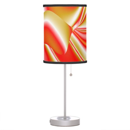 Love and Gold Abstract 3D Rainbowart Table Lamp