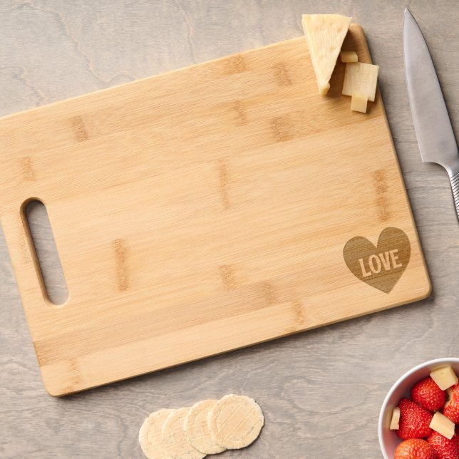 Love and Heart Charcuterie Cutting Board (Cheese)