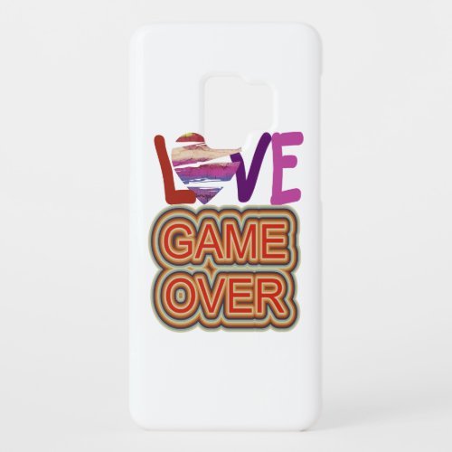 Love and Heart Game Over Case_Mate Samsung Galaxy S9 Case