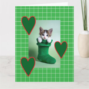 Love and Hearts Christmas Card