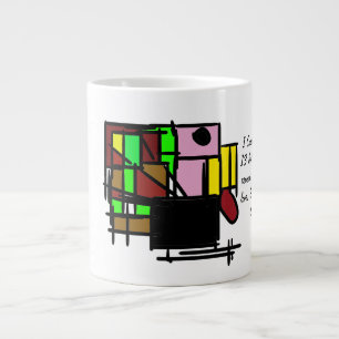 love and hope giant coffee mug