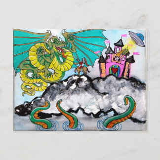 love and it's perils postcard