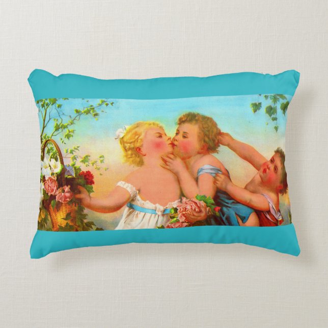 Love and Jealousy print Accent Pillow (Front)