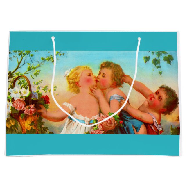 Love and Jealousy print Large Gift Bag (Front)