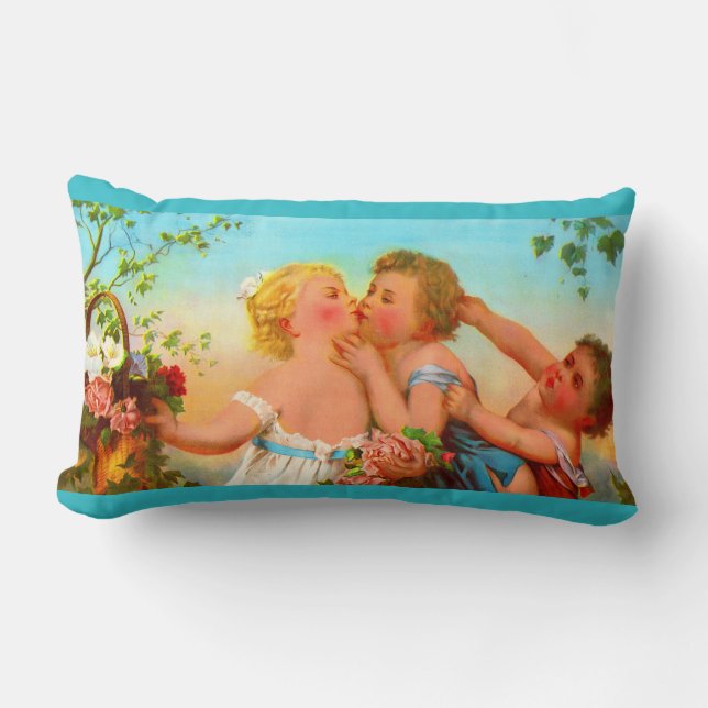 Love and Jealousy print Lumbar Pillow (Front)