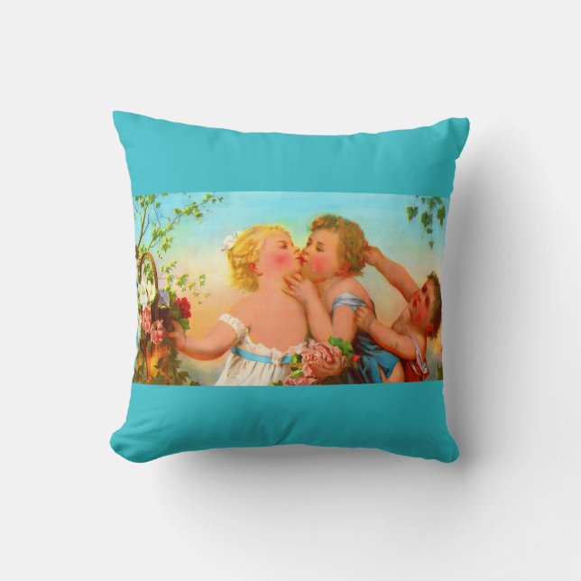 Love and Jealousy print Throw Pillow (Front)