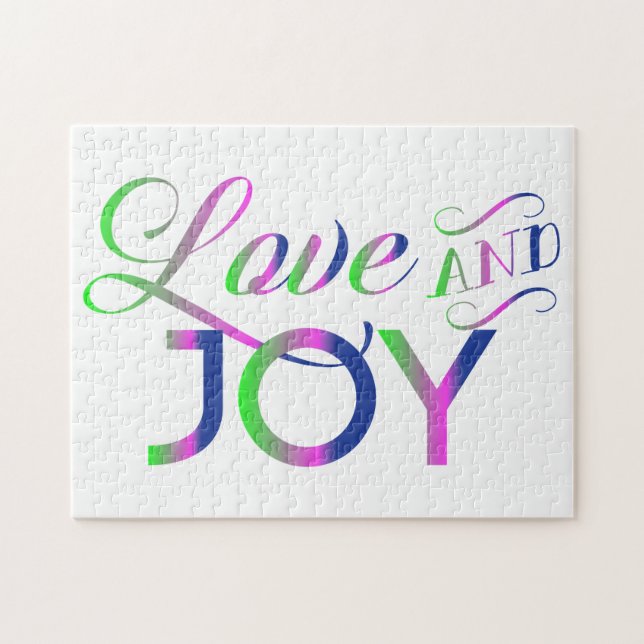 Love And Joy Colorful Jigsaw Puzzle (Horizontal)