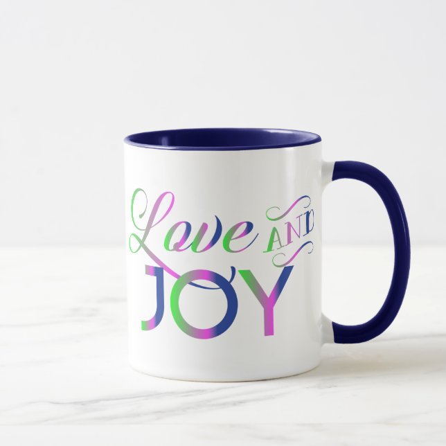 Love And Joy Colorful Mug (Right)